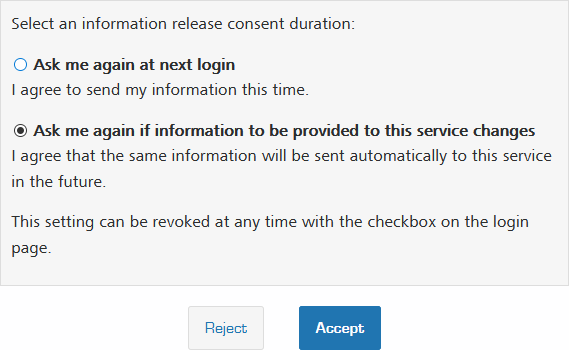 Screenshot of edu-ID user consent